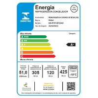 Geladeira-refrigerador Midea Frost Free Duplex 425L RT572EVD Inox 110V - 6