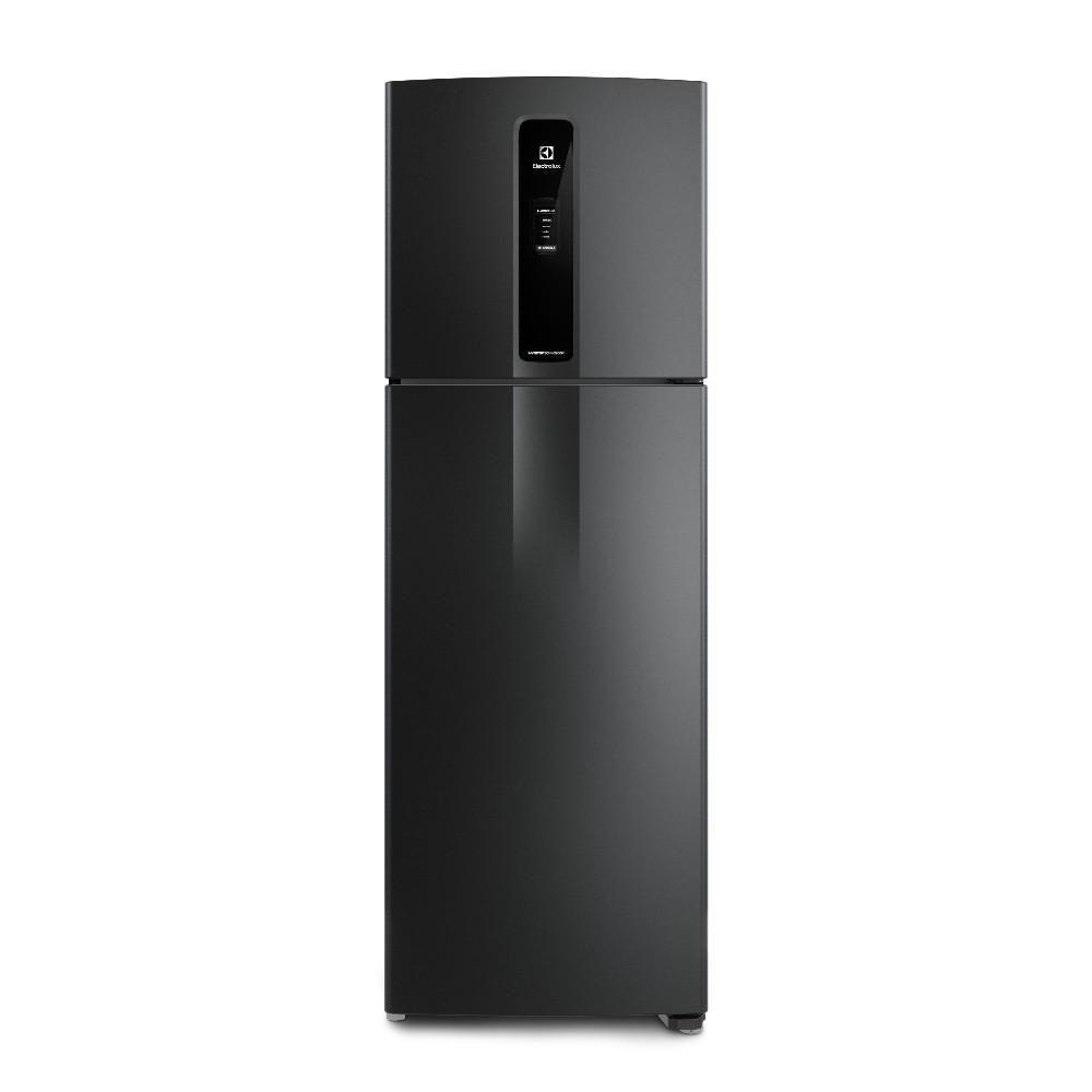 Geladeira Electrolux Frost Free Duplex Inverter IF43B 390L Black Inox Look Preto 110V - 1