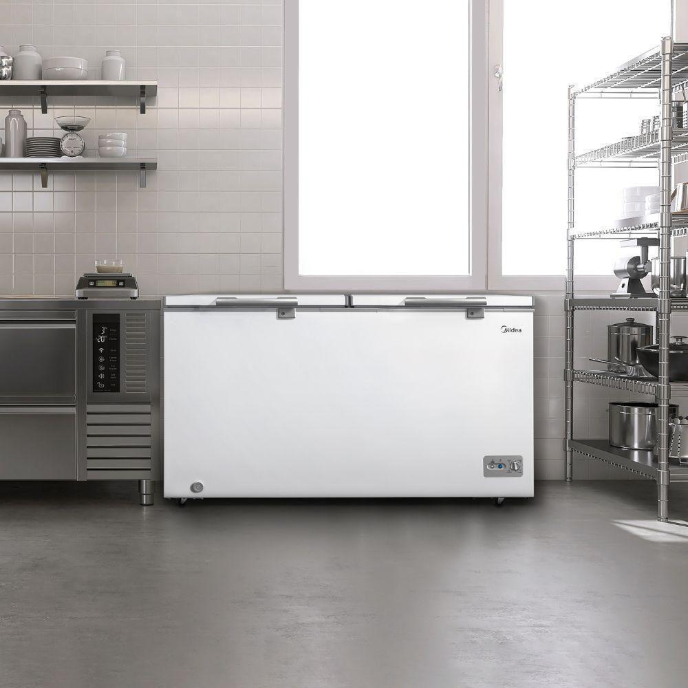 Freezer Horizontal Midea Cycle Defrost 362L 2 Portas MDRC522FZD011 Branco 3 em 1 110V - 6