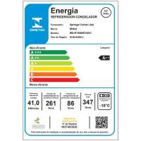Geladeira Midea Frost Free Duplex 347L RT468MTA Inox 110V - 6
