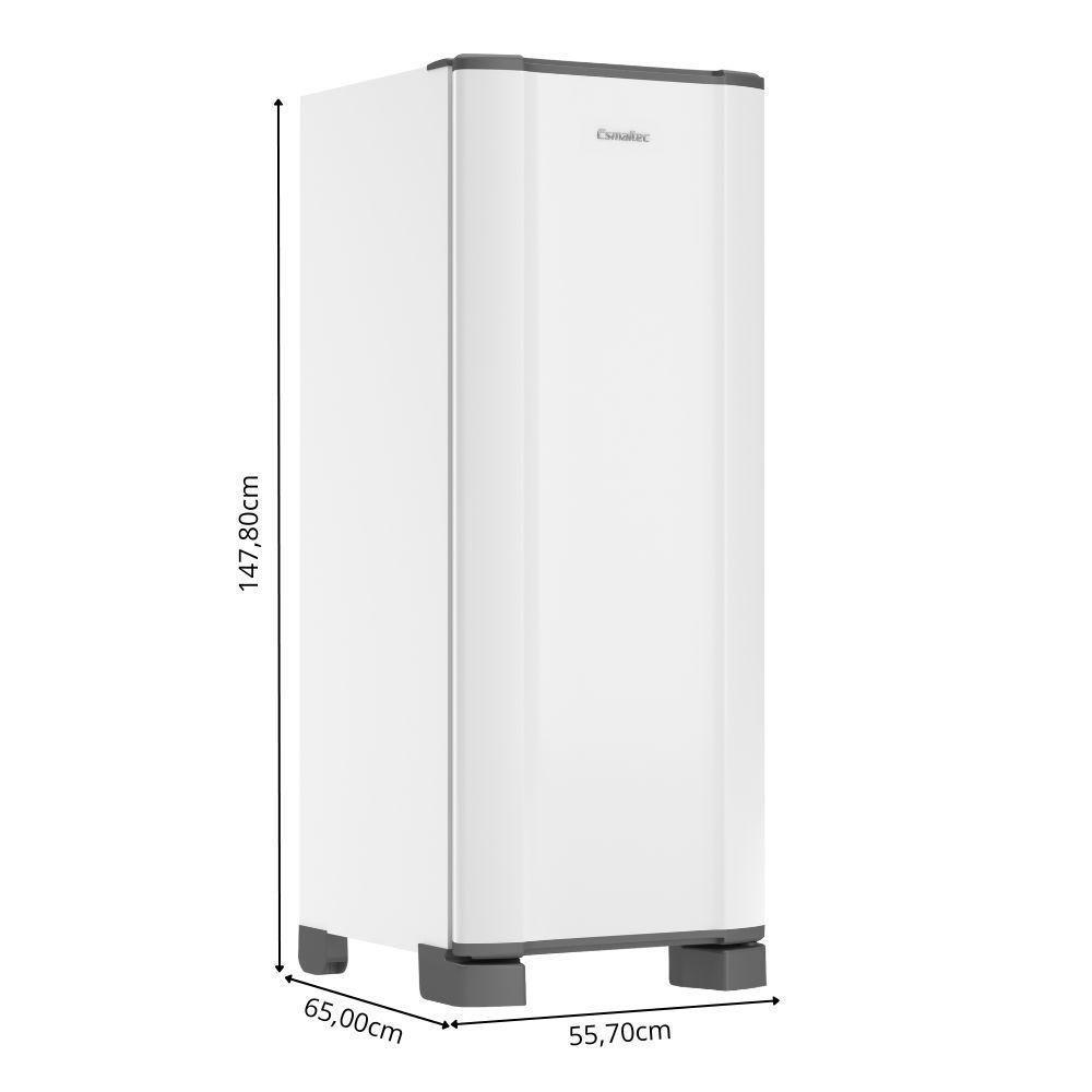 Geladeira Esmaltec Cycle Defrost 1 Porta Inverter 245L ROC31 Pro Branca 110V - 5