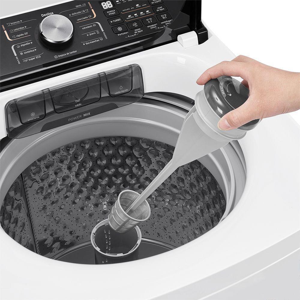 Lavadora De Roupas Automática Midea 15kg MA512W150A-WKBR Reuso De Água Branca 220V - 4