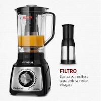 Liquidificador Mondial L1200bi 1200W 12 Velocidades Preto 220V