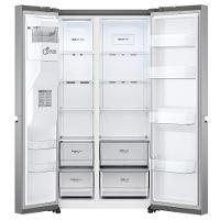 Geladeira Smart LG Side By Side Uvnano 611L Inverter GC-L257SLP Aço Escovado 110V