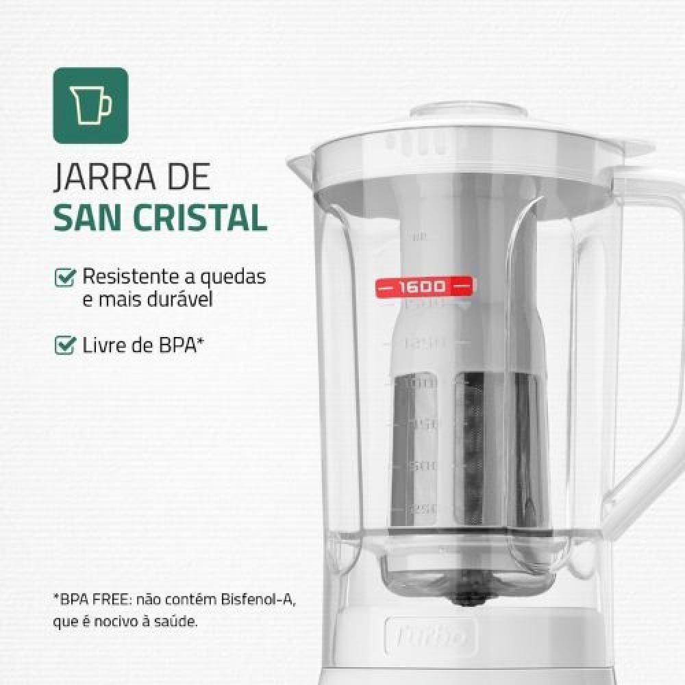 Liquidificador Mondial L-99 Wg 550W 3 Velocidades Branco 110V - 3