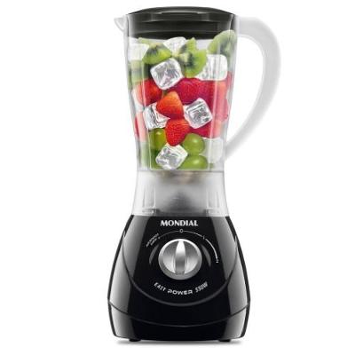 Liquidificador Mondial Easy Power L-550-B 550W 2 Velocidades Preto 220V