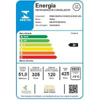 Geladeira Midea Frost Free Duplex 425L RT572EVD Branca 220V - 6