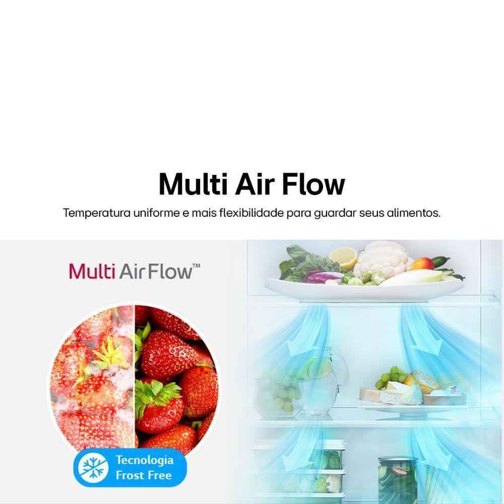 Geladeira LG Frost Free Inverter 395L GN-B392PLB Inox 220V - 6