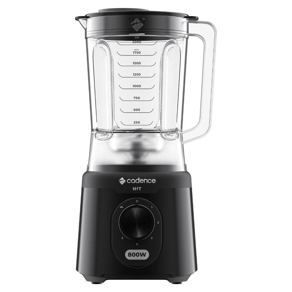 Liquidificador Cadence Hit Liq200 800W 5 Velocidades Preto 800W Preto 110V - 1