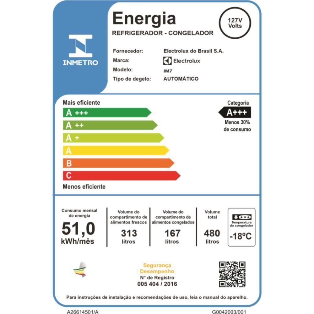 Geladeira Electrolux Frost Free Inverter 3 Portas 480L IM7 Branca 110V - 10