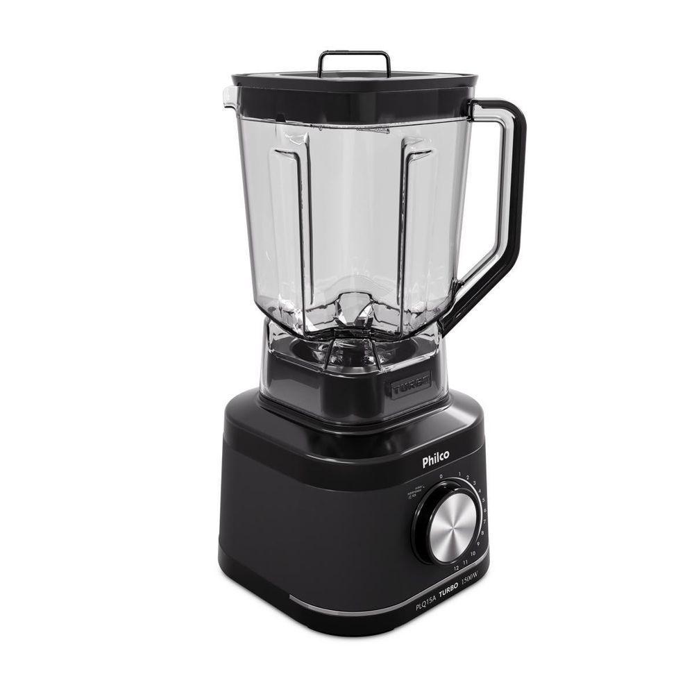 Liquidificador Philco Turbo PLQ15A 1500W 12 Velocidades Preto 110V - 4