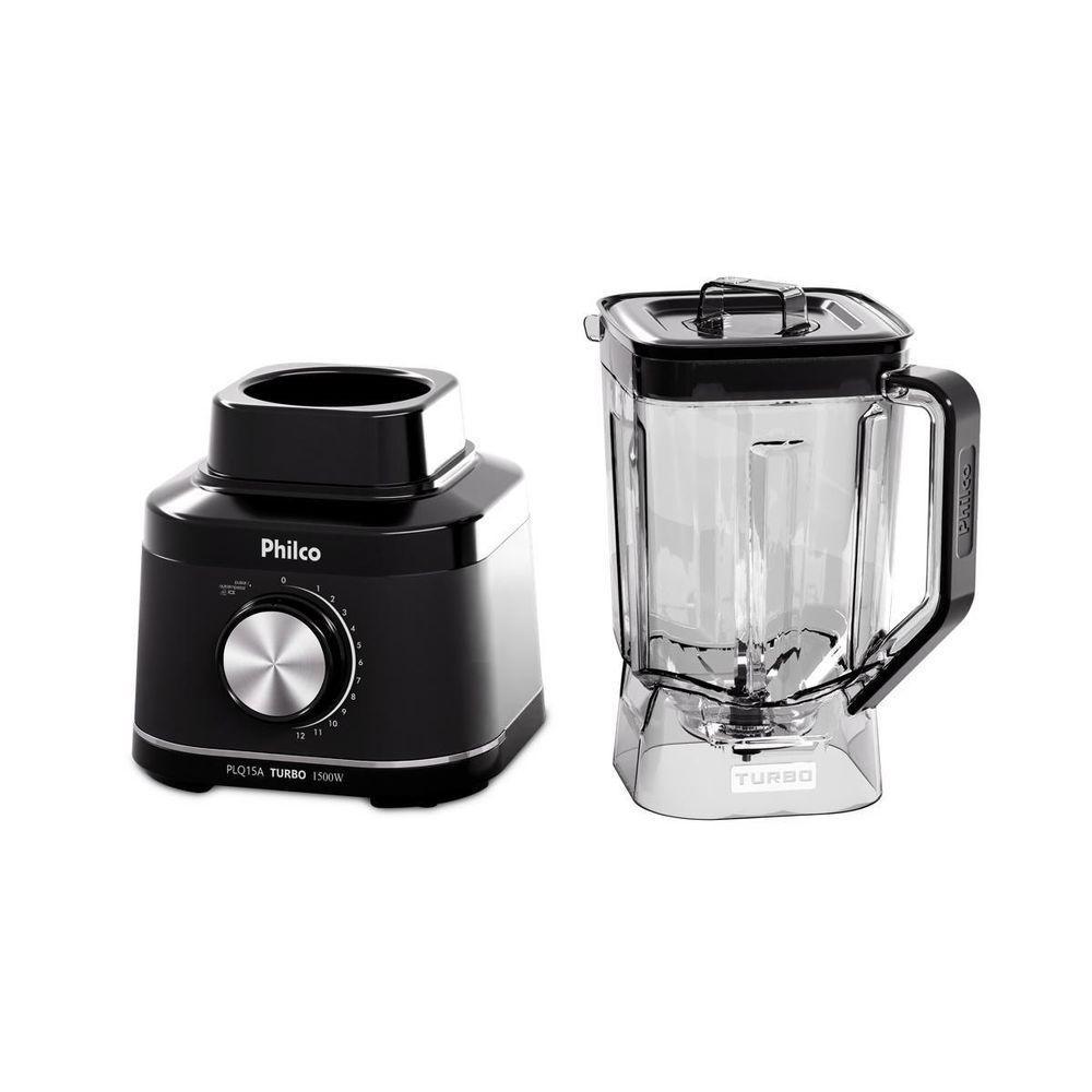 Liquidificador Philco Turbo PLQ15A 1500W 12 Velocidades Preto 110V - 9