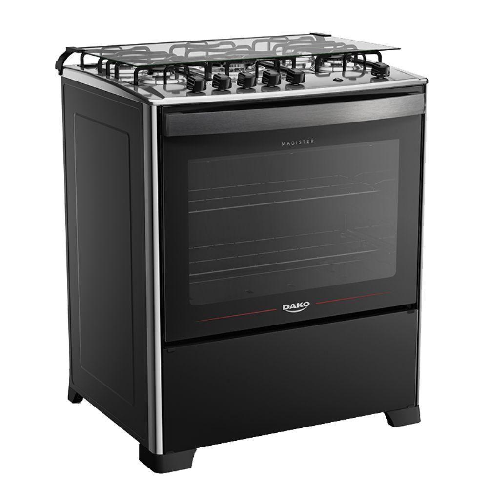 Fogão 5 Bocas Dako Automático Magister Preto Bivolt - 2