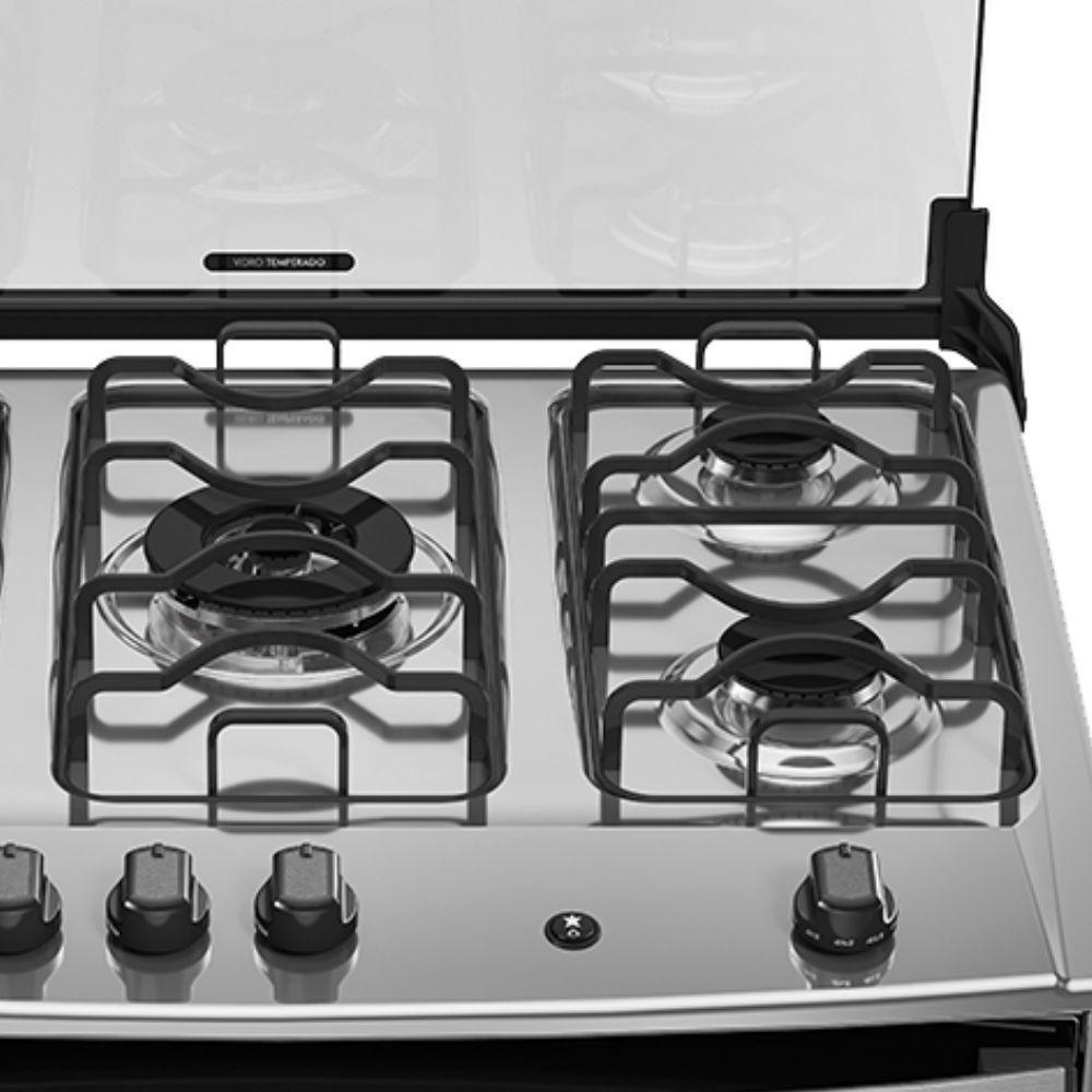 Fogão 5 Bocas Dako Automático Magister Preto Bivolt - 4