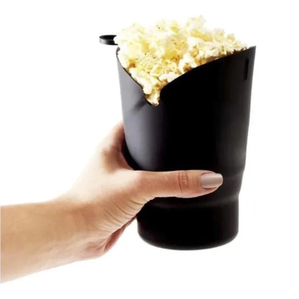 Pipoqueira Microondas Silicone Panela Multiuso Macarrão Arroz Balde Sem Óleo Retrátil Premium - 1