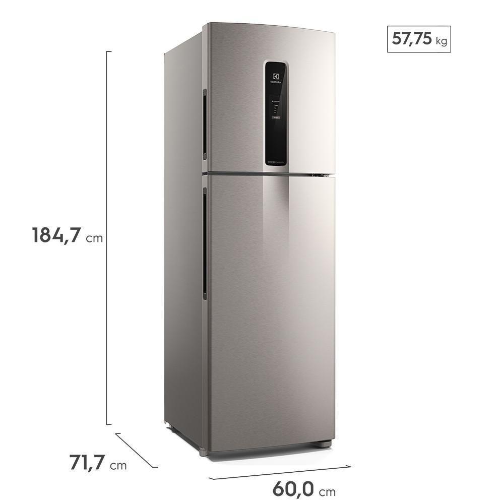 Geladeira Electrolux Frost Free Duplex 410L IF46S Inox Look 110V - 5