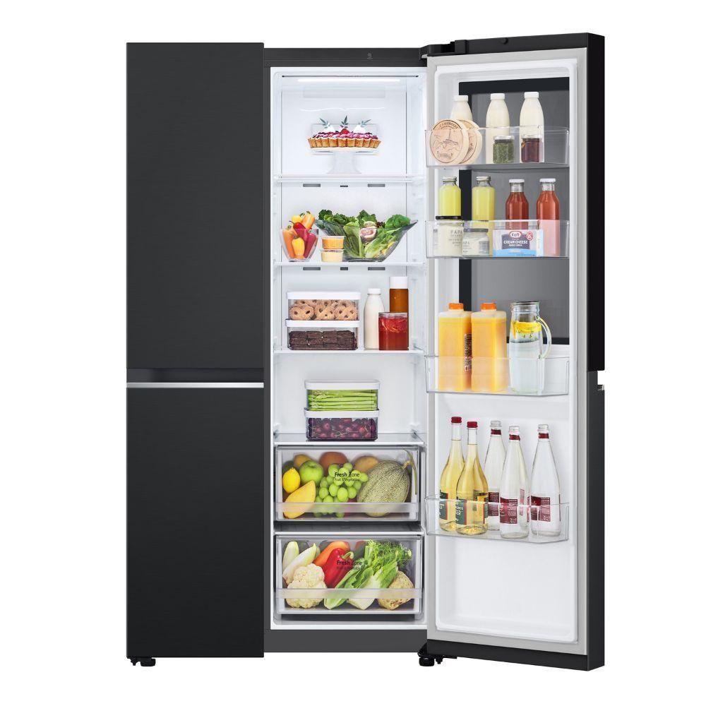 Geladeira LG Frost Free Side By Side Inverter 647L Instaview GC-V257SQV Preto 110V - 3