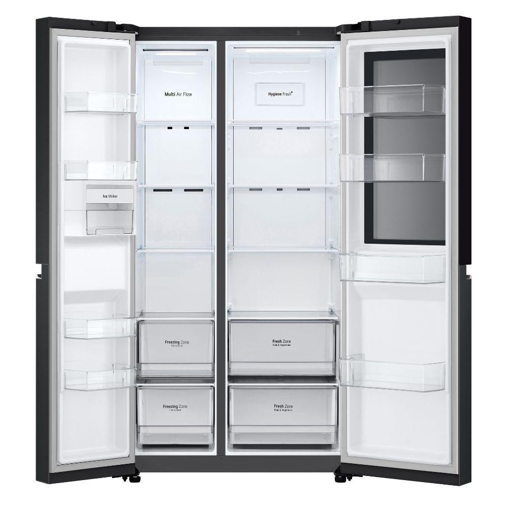 Geladeira LG Frost Free Side By Side Inverter 647L Instaview GC-V257SQV Preto 110V - 4