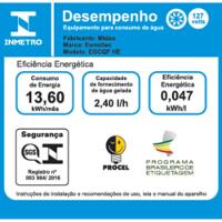 Bebedouro De Coluna Com Garrafão Inferior Esmaltec EGCQF He Inox 110V - 6