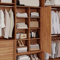 Guarda-roupa Casal 6 Portas 5 Gavetas Cinamomo-grafiato Aurora Panan Móveis - 5