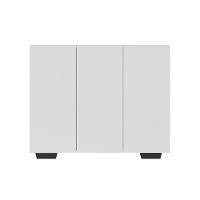 Armário Lavanderia Com 3 Portas 90 Cm Mp5034 Branco/Preto - 9
