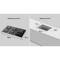 Cooktop 5 Bocas Dako Diplomata Mesa De Vidro Preto Bivolt - 7