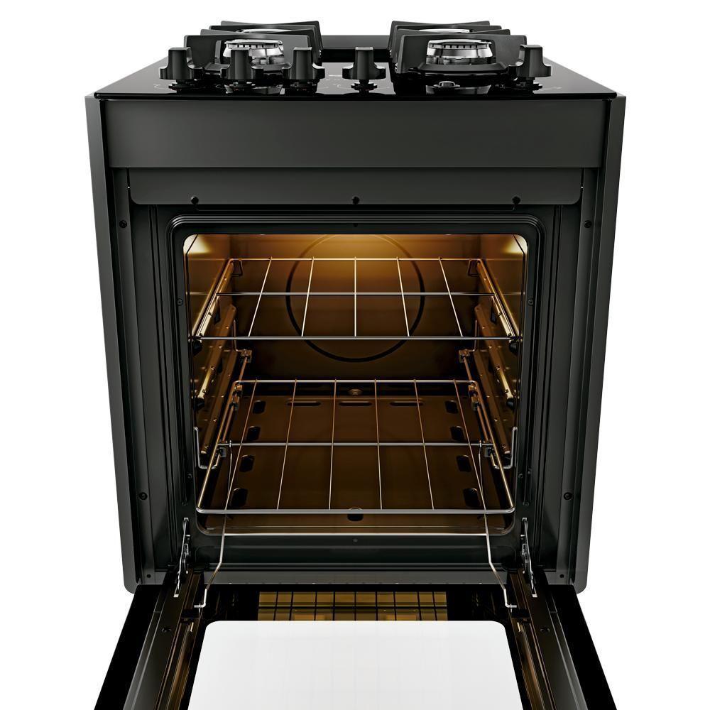 Fogão 4 Bocas De Embutir Dako Supreme Mesa De Vidro Preto Bivolt - 5