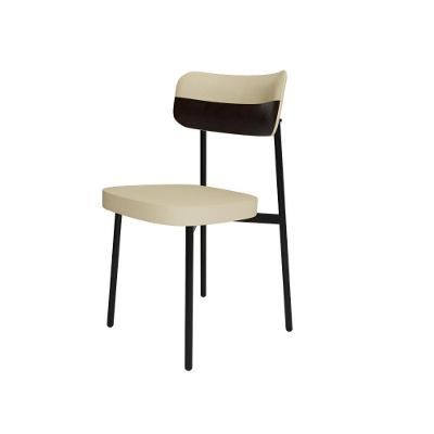 Cadeira Alloa Fixa Com 4 Pés 50 X 44,7 X 83,8 Cm Com 1 Un. Corriente Areia- Courino Café