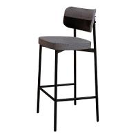 Banqueta Alta Alloa Corriente Preto/courino Preto -est.preta - 7