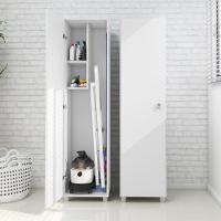 Armário Lavanderia Multiuso Com 1 Porta Cr30004 Branco