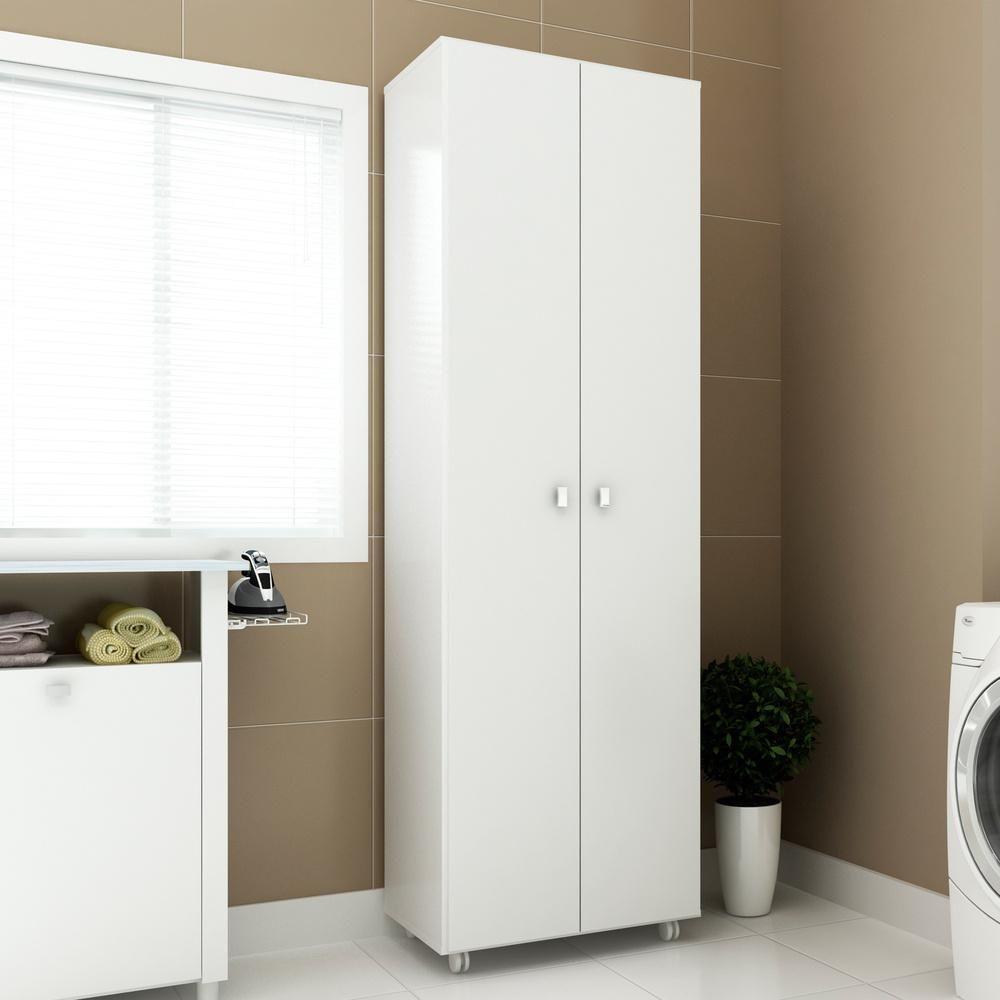 Armário Lavanderia Multiuso Com 2 Portas Cr30000 Branco - 1