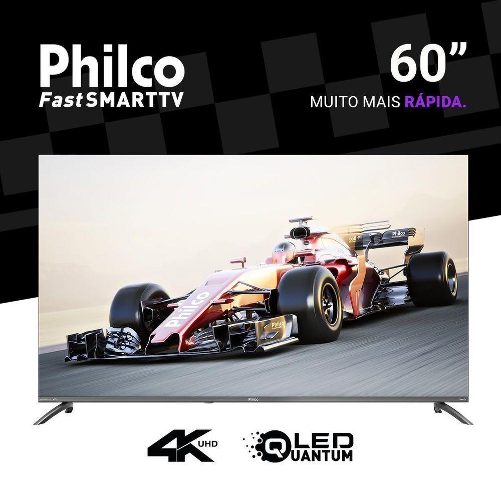 Smart TV 60" Philco QLED Roku Dolby Áudio P60CRA Bivolt - 2