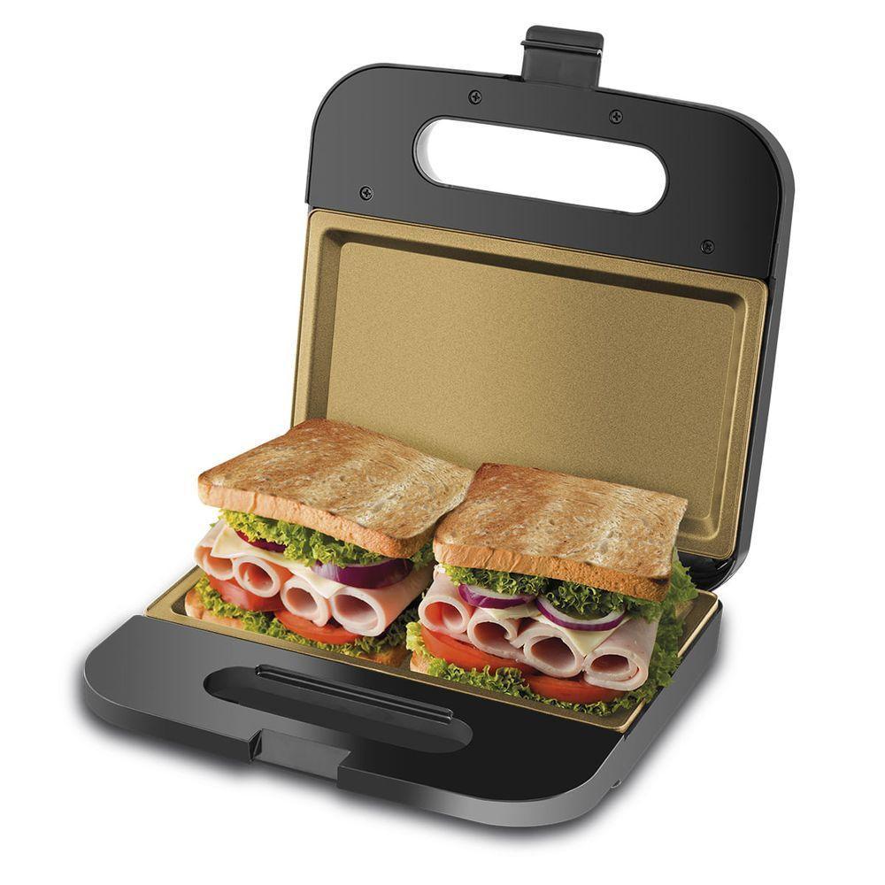 Sanduicheira E Grill Britânia BGR25IG Flat Revestimento Gold 220V - 3