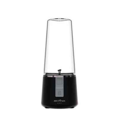 Liquidificador Portátil Britânia BLQE02A 50W 300ML Preto 1 Velocidade Bivolt