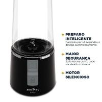 Liquidificador Portátil Britânia 300ml 50W USB BLQE02A Bivolt