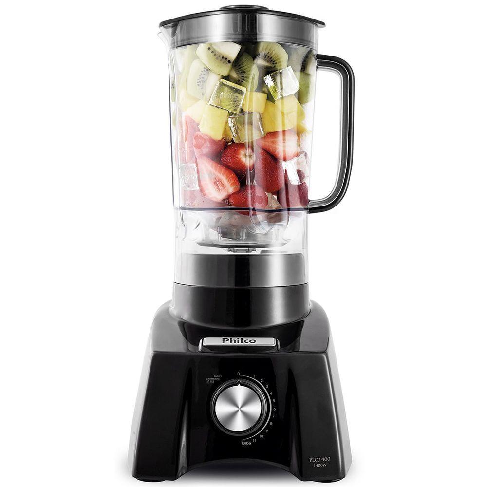 Liquidificador Philco PLQ1400P Preto Tritan Turbo 11 Velocidades 110V - 3