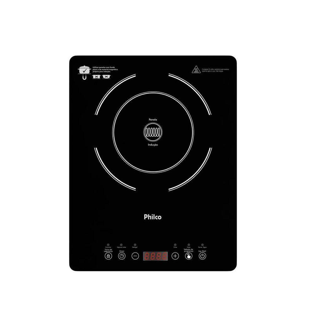 Cooktop de Indução Philco Portátil 1 Queimador PCT10A 220V - 1