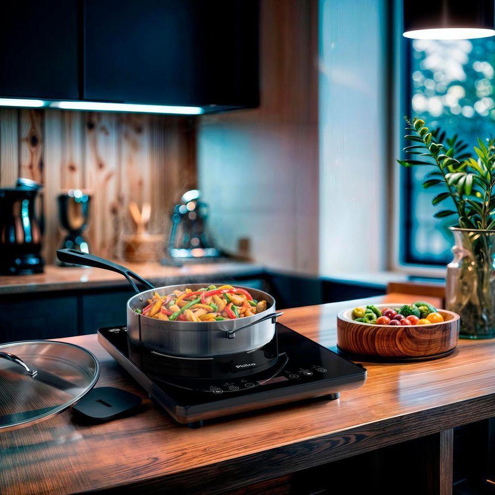 Cooktop de Indução Philco Portátil 1 Queimador PCT10A 110V - 6