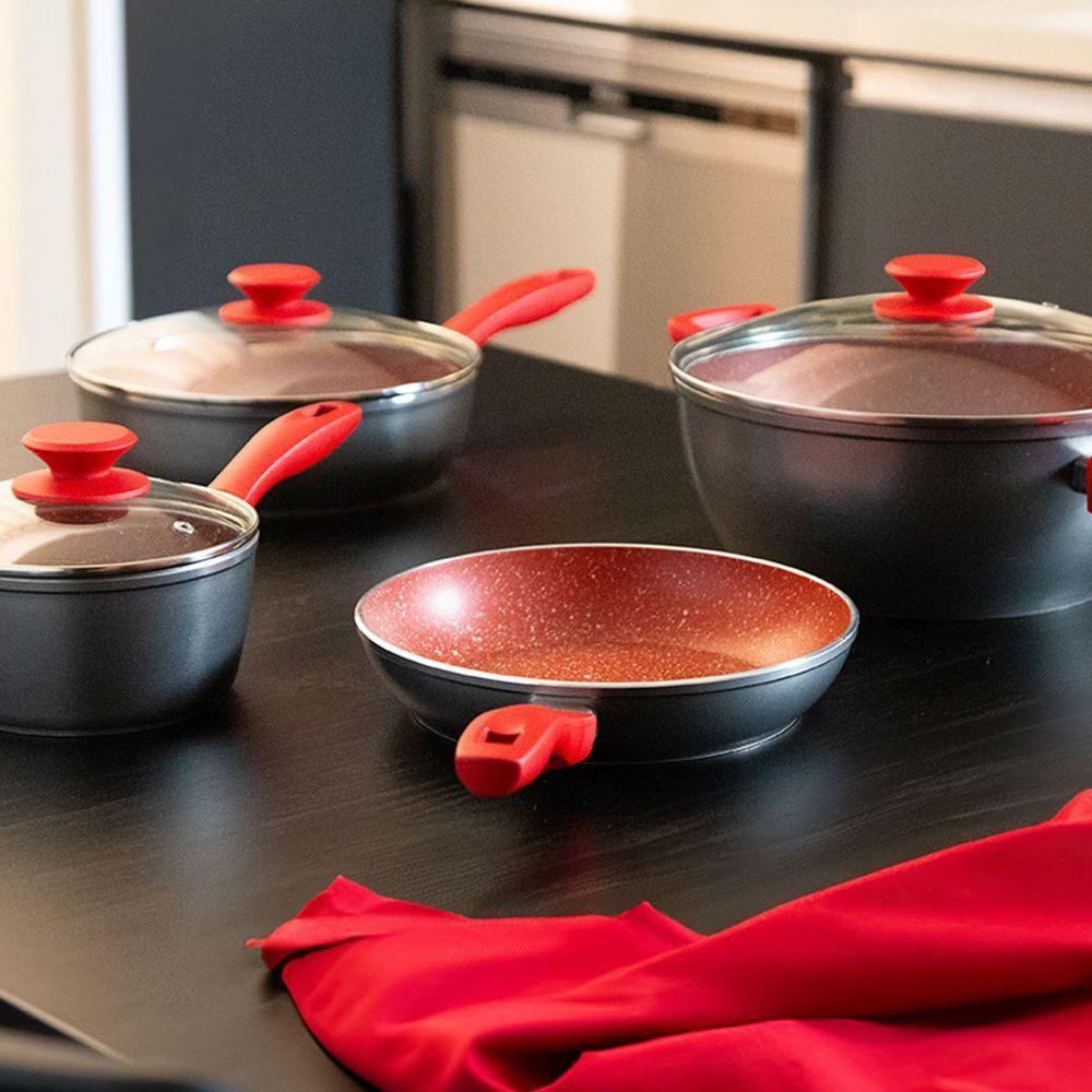 Conjunto De Panelas Philco Redstone PKT407 4 Peças - 2