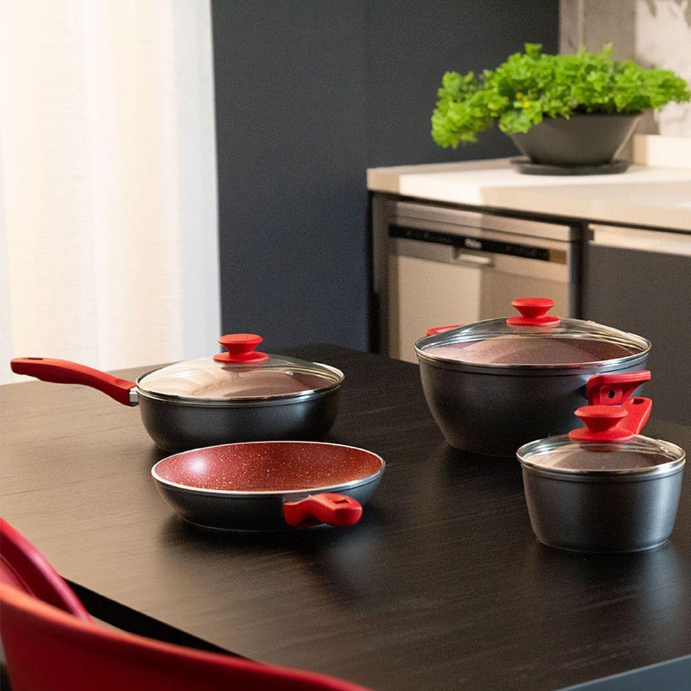 Conjunto De Panelas Philco Redstone PKT407 4 Peças - 5