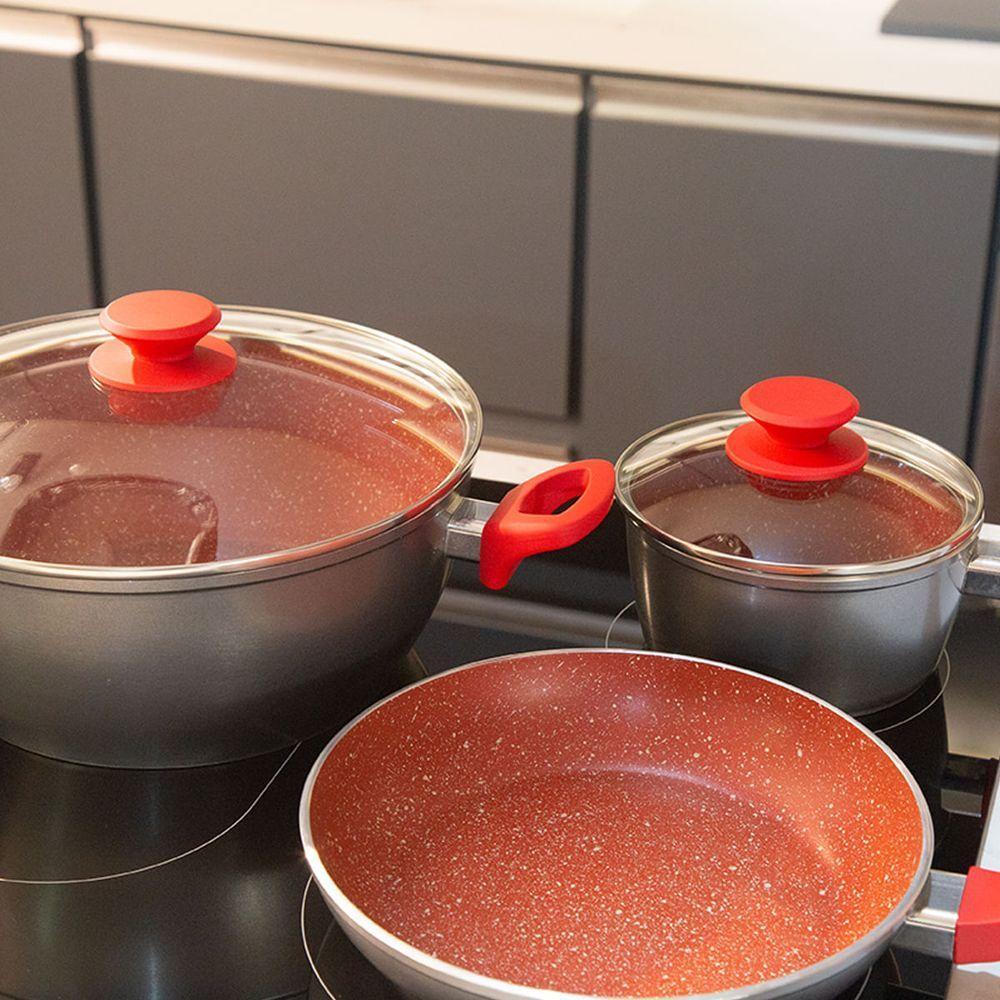 Conjunto De Panelas Philco Redstone PKT407 4 Peças - 7