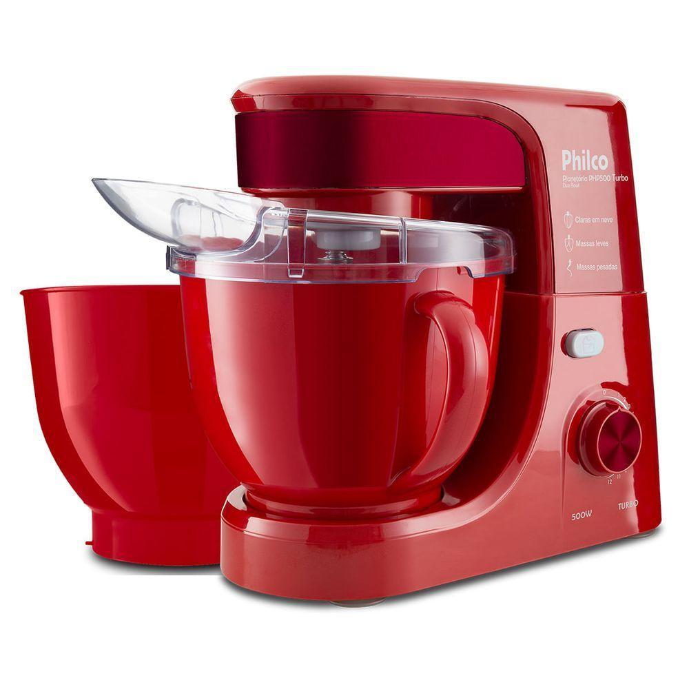 Batedeira Planetária Philco PHP500V Vermelha Turbo 700W 220V - 1