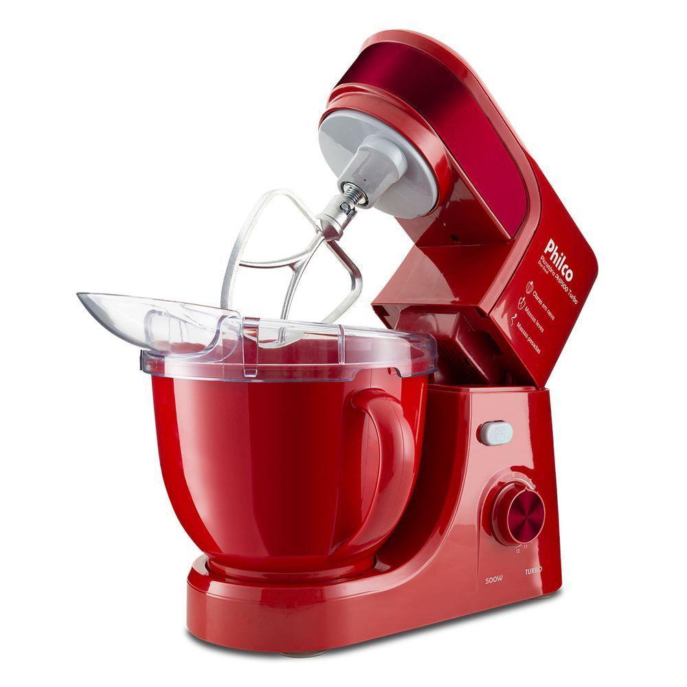 Batedeira Planetária Philco PHP500V Vermelha Turbo 700W 220V - 2