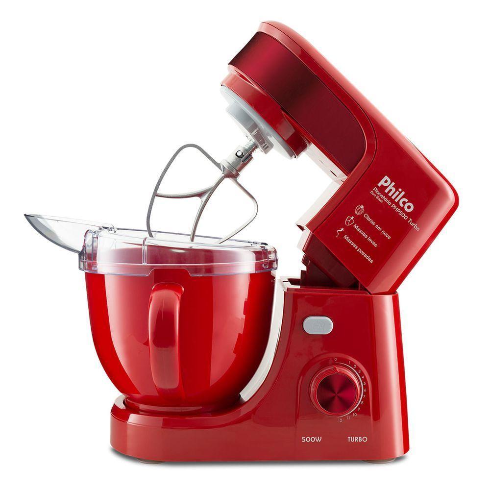 Batedeira Planetária Philco PHP500V Vermelha Turbo 700W 220V - 3