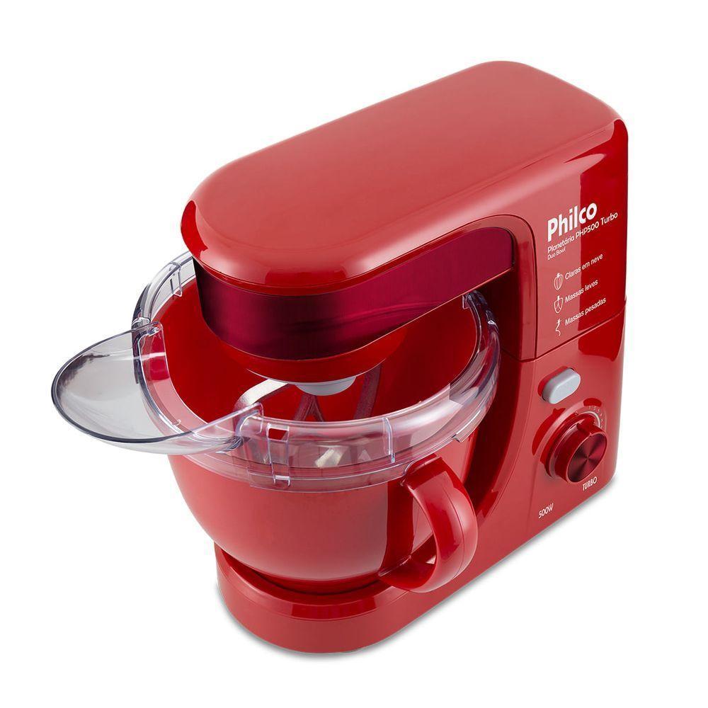 Batedeira Planetária Philco PHP500V Vermelha Turbo 700W 220V - 5