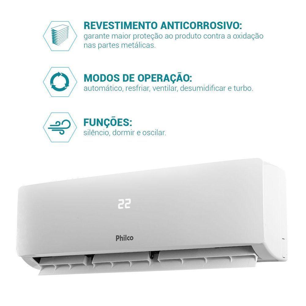 Ar Condicionado Split 9000 BTUs Philco Frio PAC9FI 220V - 4