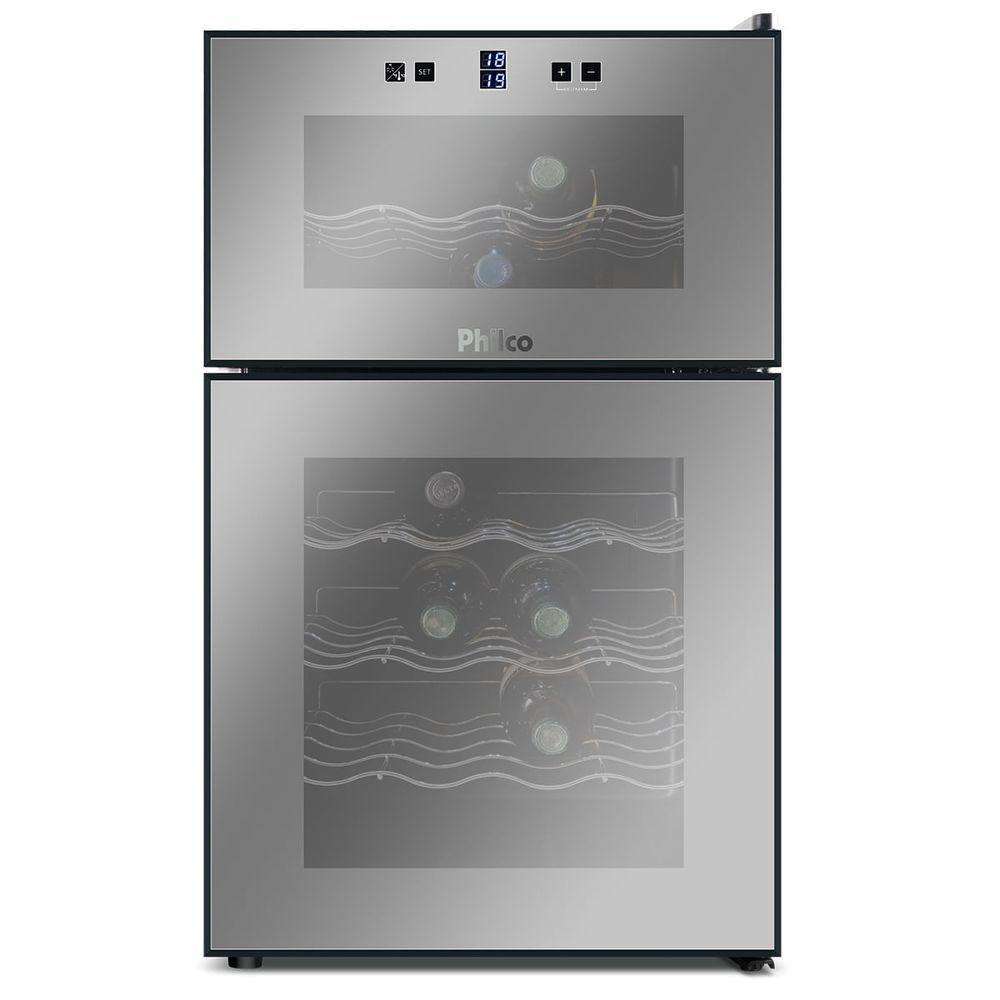 Adega De Vinhos Philco PH24 DZ 24 Garrafas 2 Portas 110V - 1