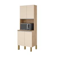 Paneleiro Cozinha Isabela 4 Portas Amêndoa Off White - 1