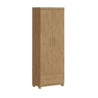 Guarda-roupa França 2 Portas 1 Gavetas Amêndoa - 1