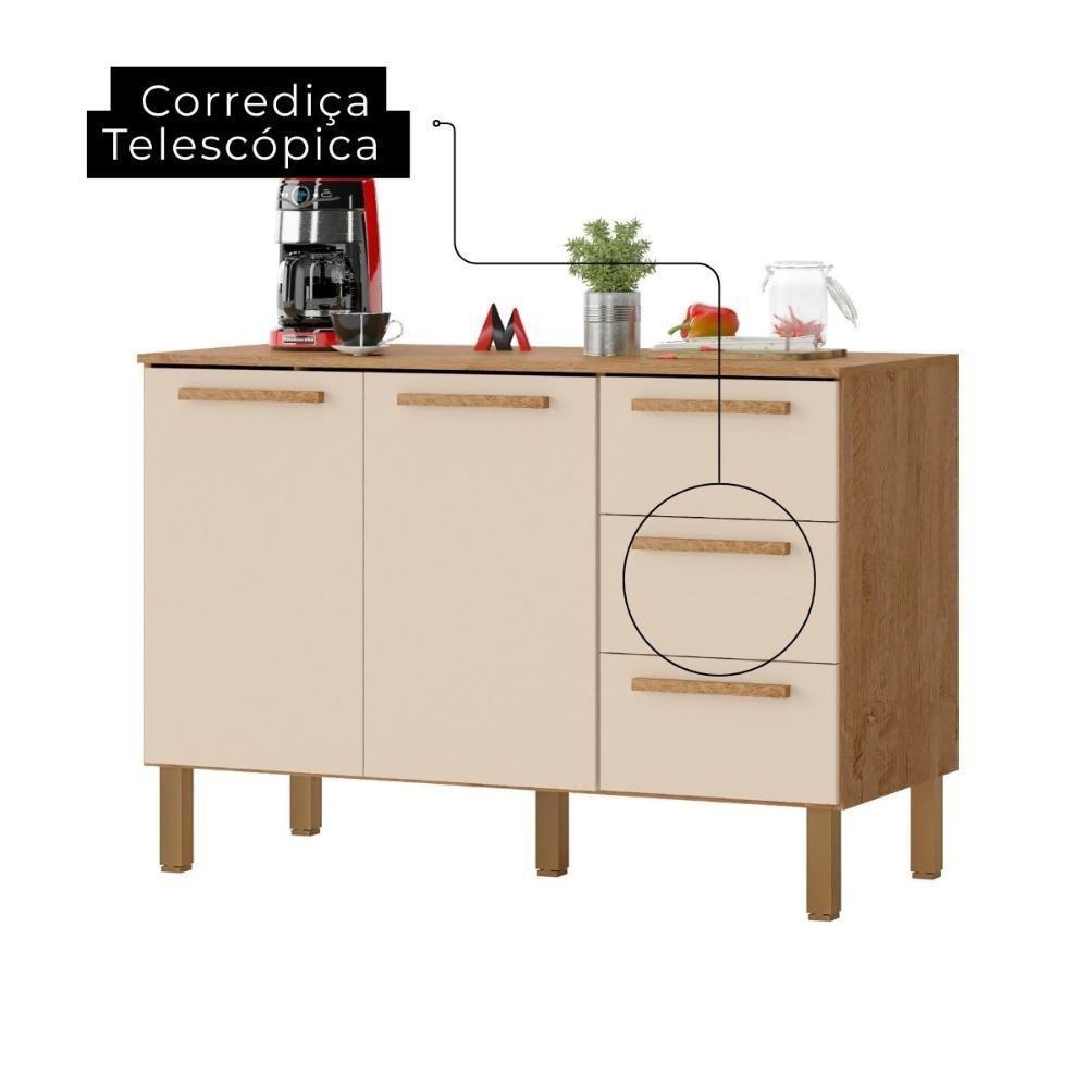 Cozinha Clarice 6 Peças Torre Quente Am-am-off White - 3